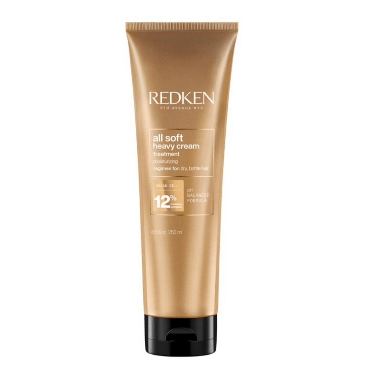 Redken All Soft Heavy Cream Treatment for Dry Hair with Argan Oil - Moisturizing 250ml