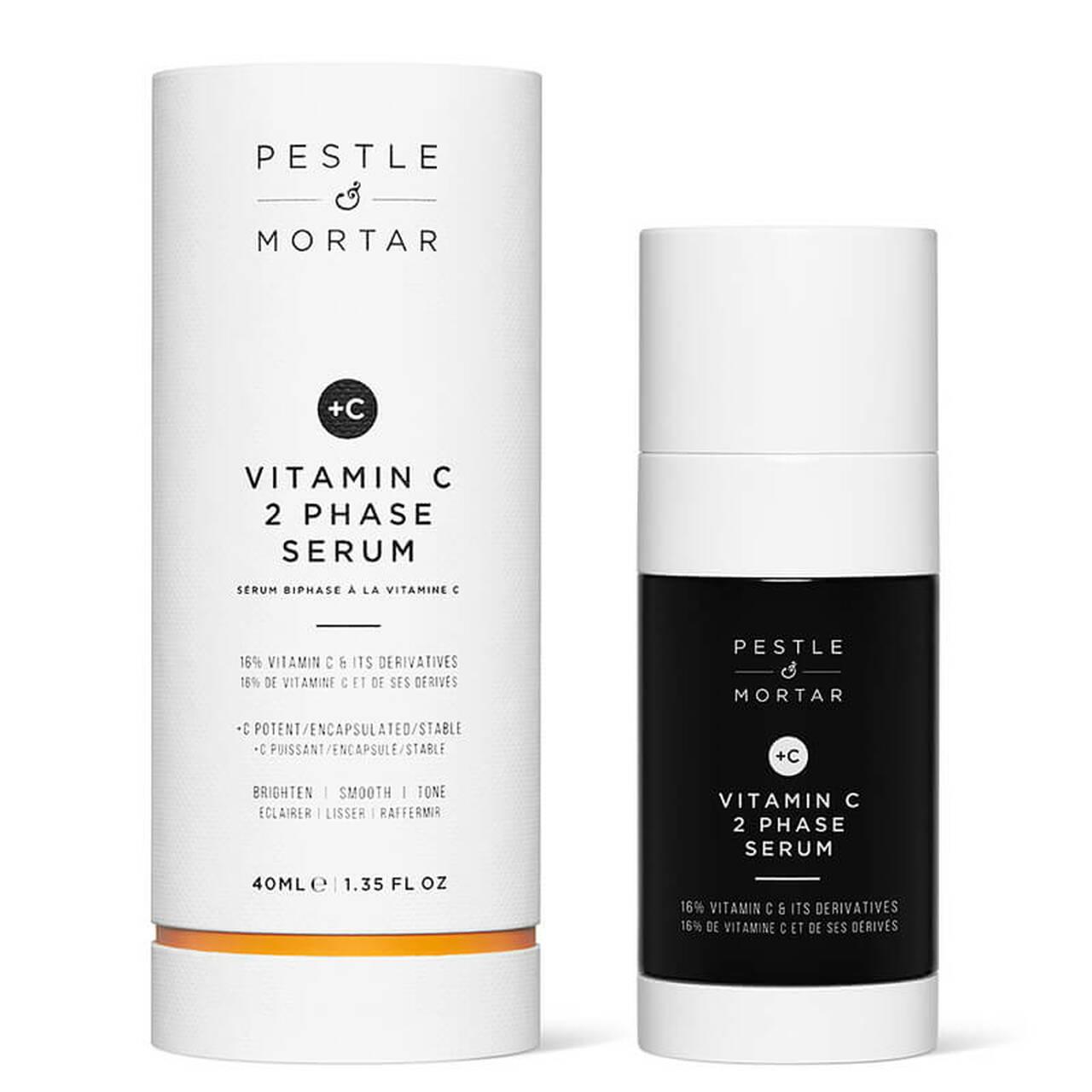 Pestle & Mortar Vitamin C 2 Phase Serum - Brightens, Smooths & Evens Skin Tone
