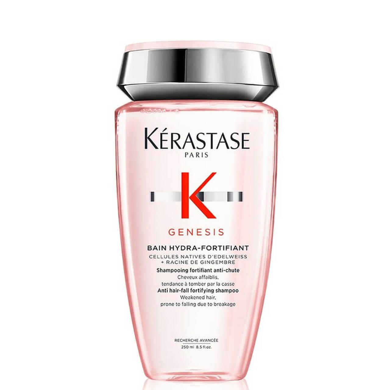 Kérastase Genesis Bain Hydra-Fortifiant Shampoo for Weakened hair, prone to falling due to breakage - Anti hair-fall, fortifying - 250ml