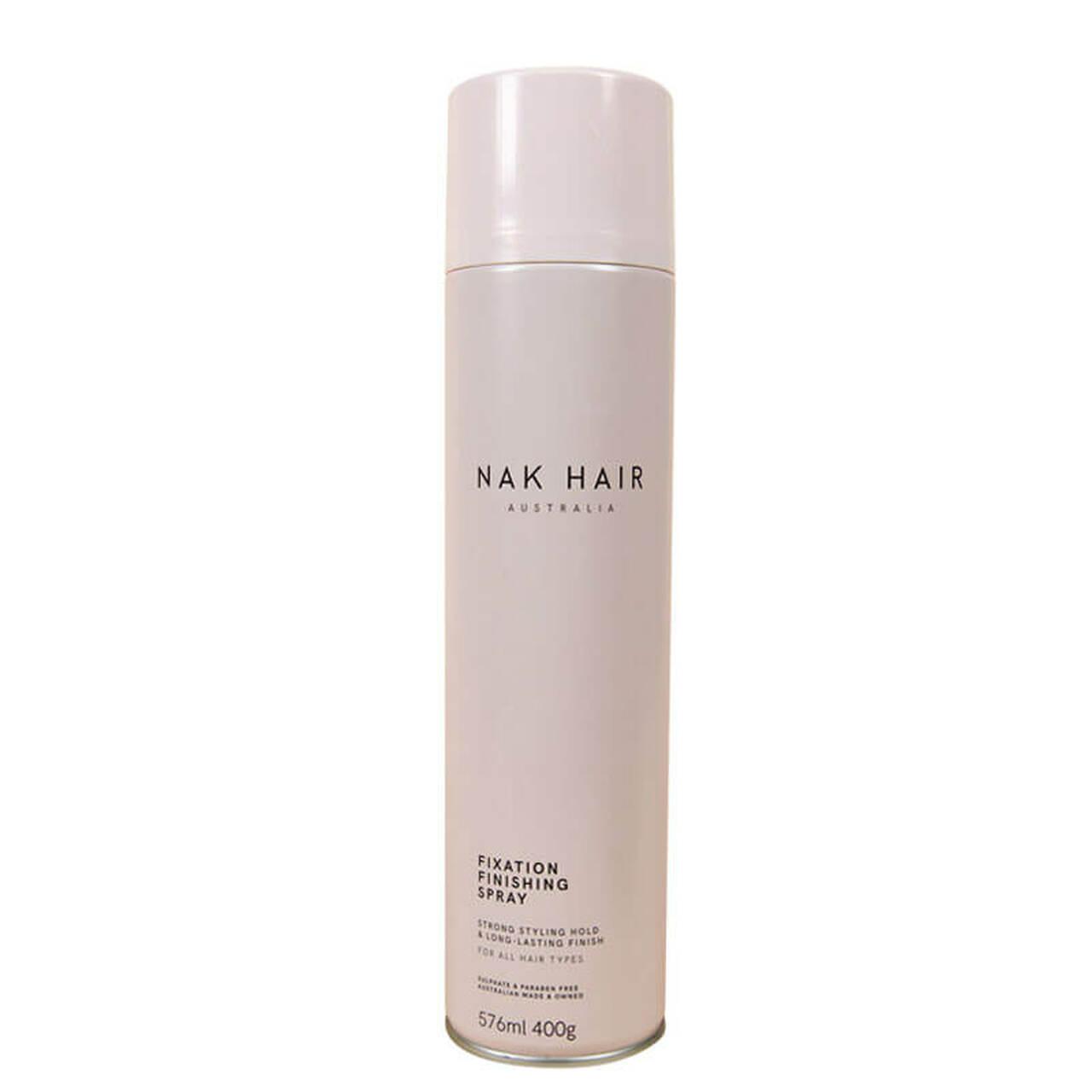 NAK Fixation Finishing Spray 400g - Strong Styling Hold, Long Lasting Finish for All Hair Types