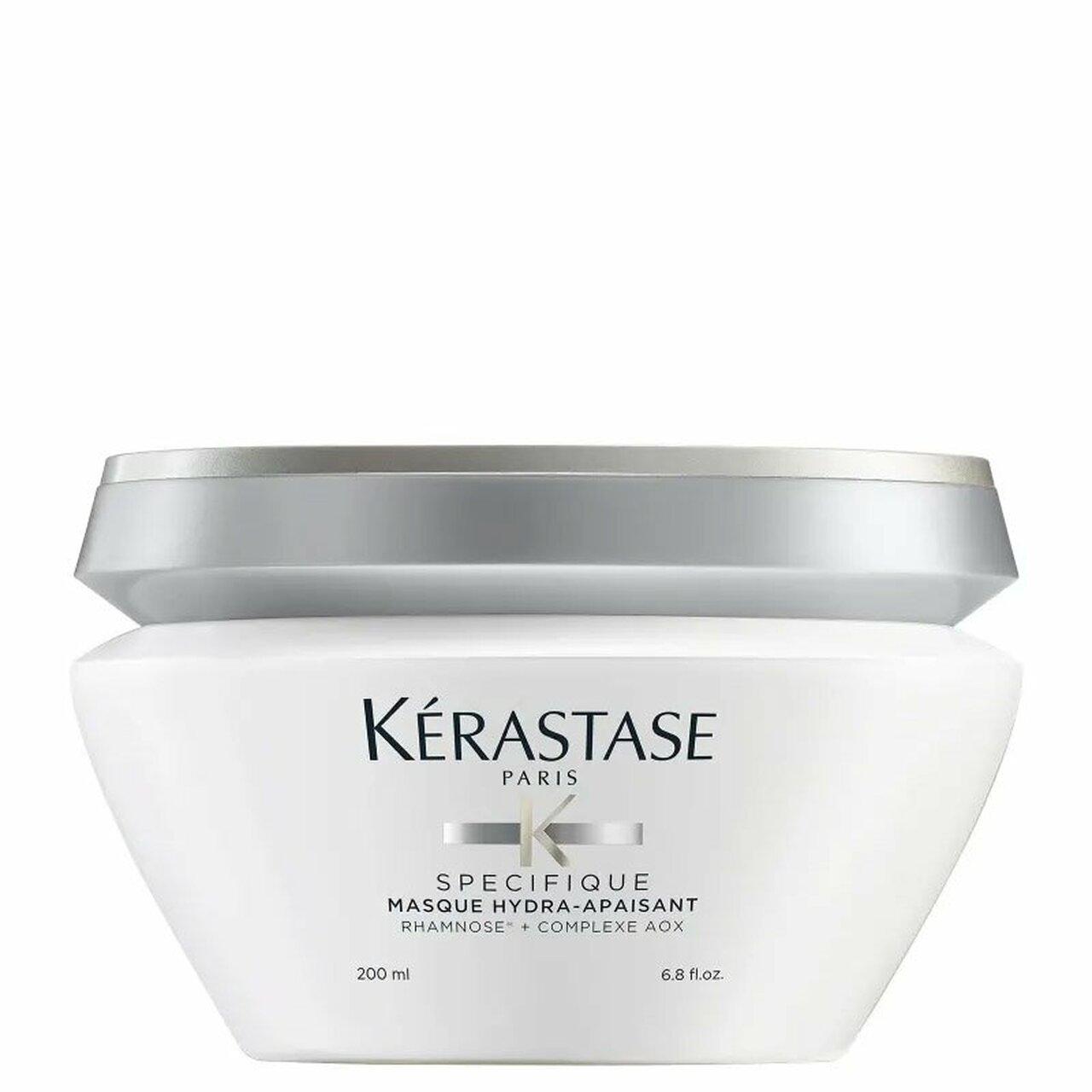 Kérastase Specifique Masque Hydra Apaisant 200ml - Soothes Irritated Scalps, Rhamnose, Complex AOX