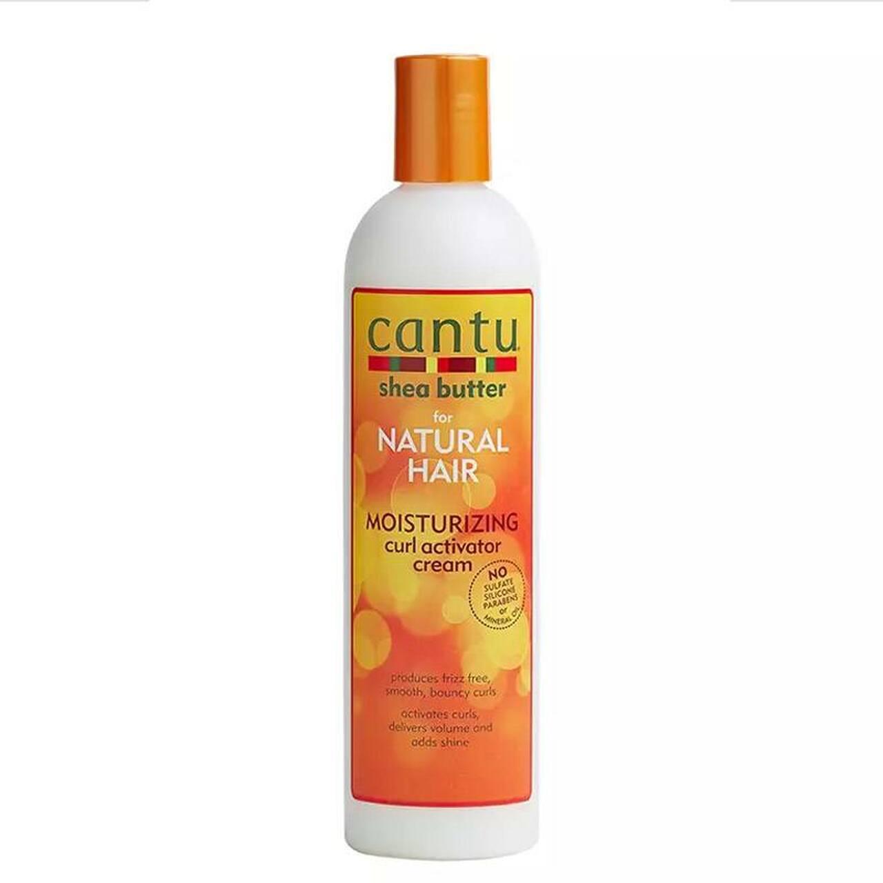 Cantu Shea Butter Moisturizing Curl Activator Cream for Natural Hair - Frizz Free, Bouncy Curls, Volume, Shine
