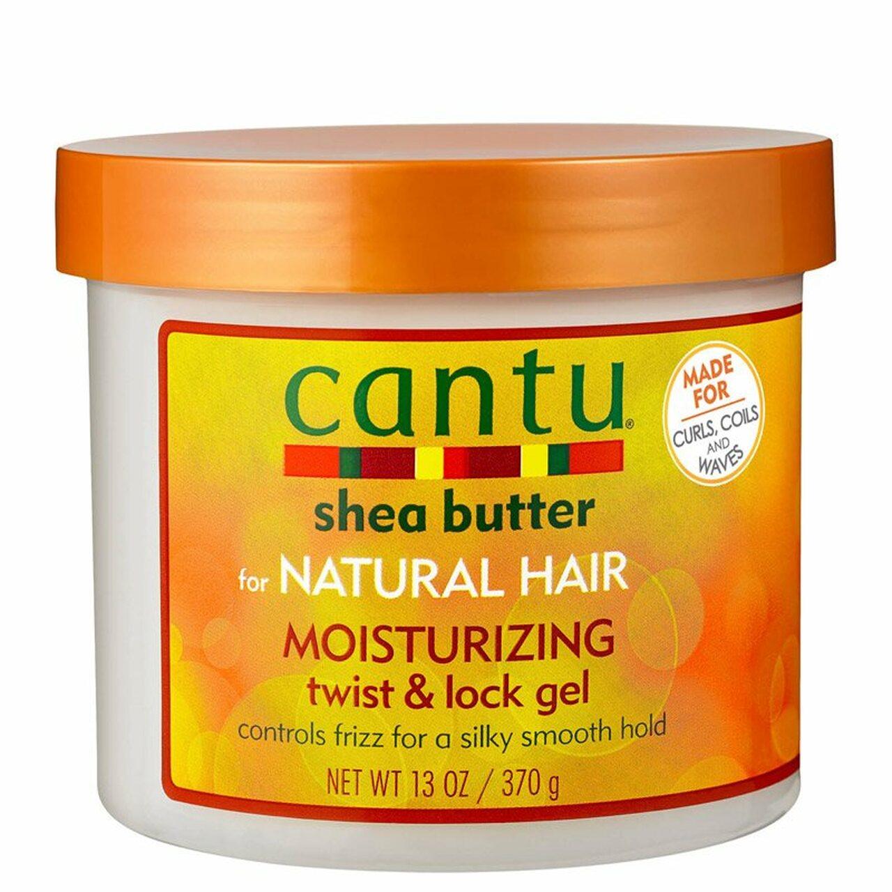 Cantu Moisturizing Twist & Lock Gel for Natural Hair - Controls Frizz, Shea Butter, Curls, Coils, Waves