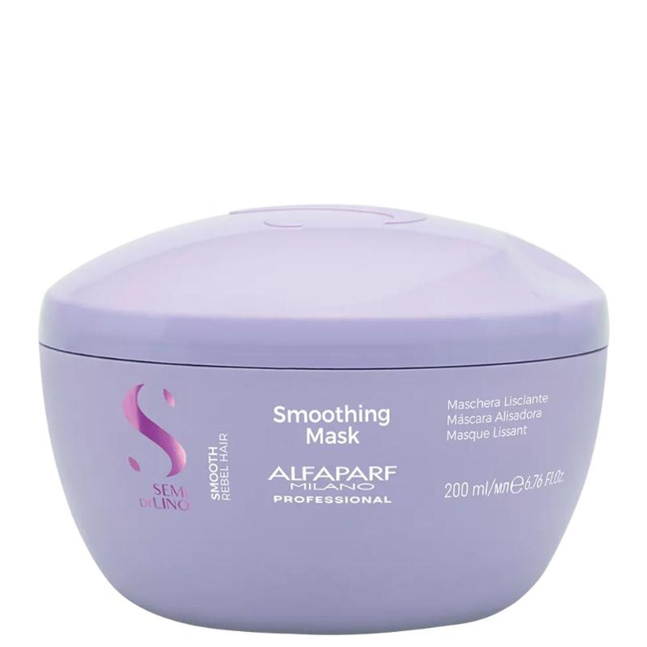 Alfaparf Semi Di Lino Smoothing Mask 200ml - For Unruly Hair