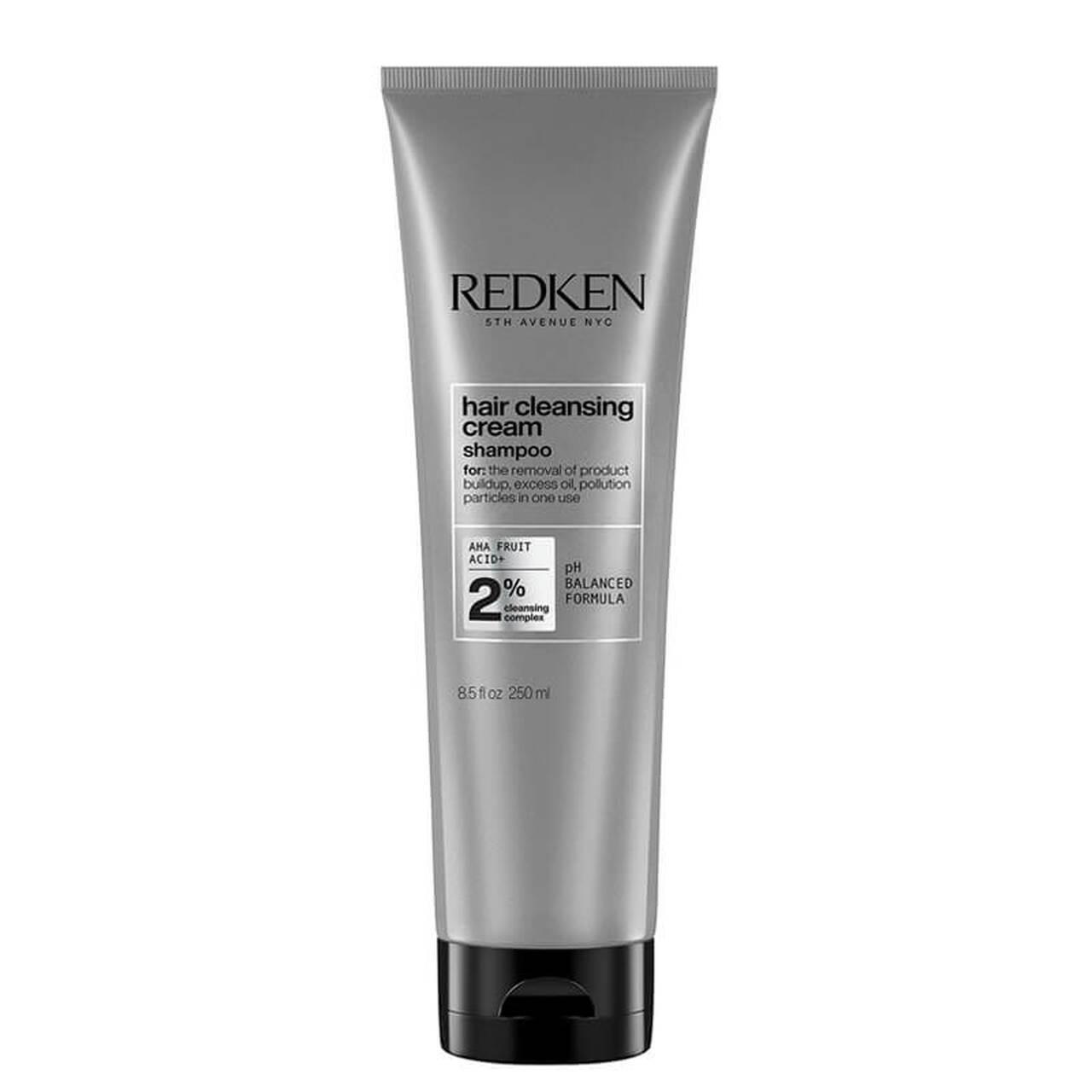 Redken Hair Cleansing Cream Shampoo for Removal of Product Buildup, Excess Oil, Pollution Particles, 250ml