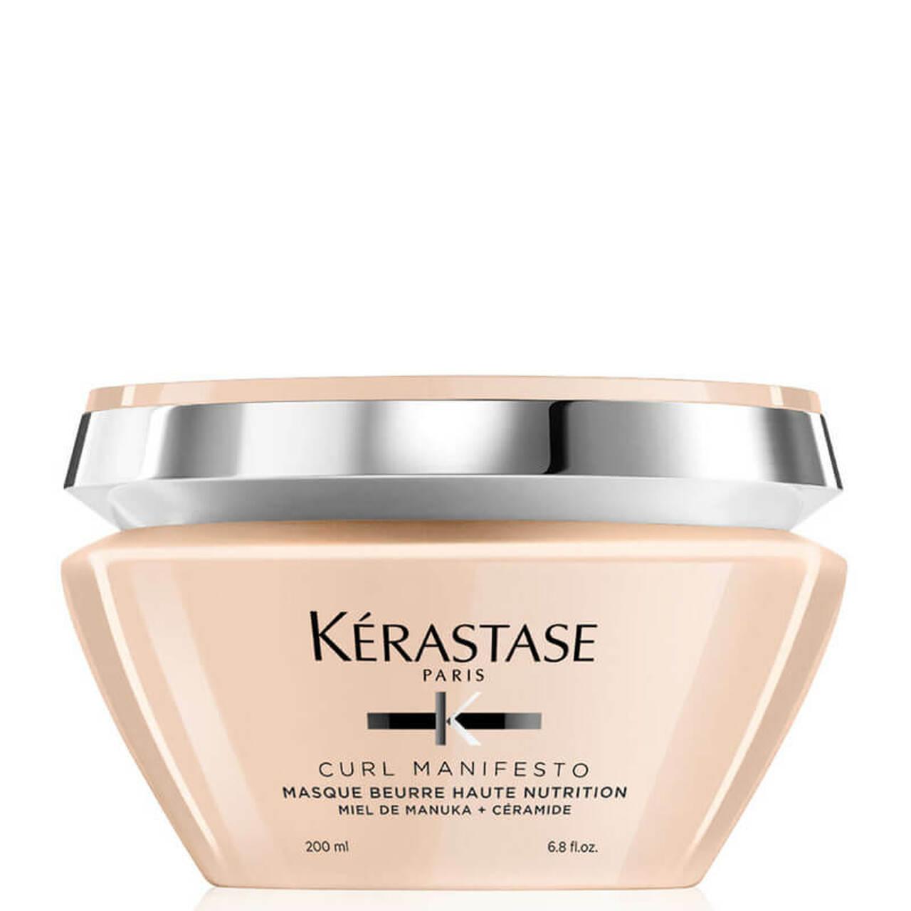Kérastase Curl Manifesto Hair Mask for Curly Hair with Manuka Honey & Ceramide - Nourishing, Moisturizing, Breakage Prevention, Shine