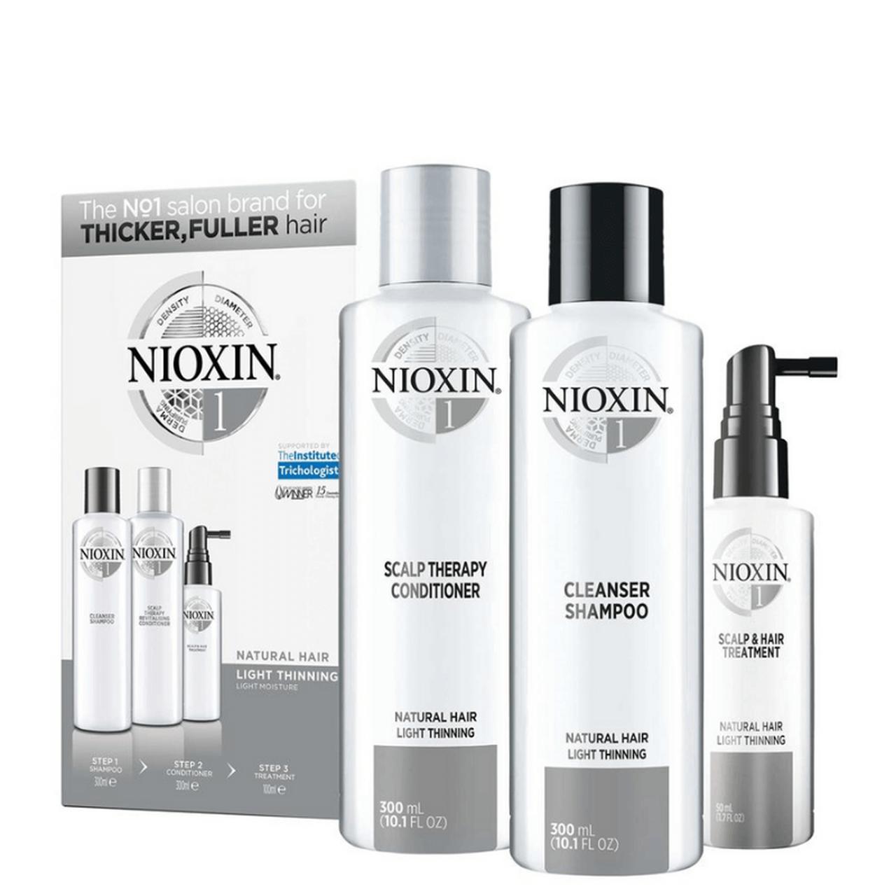 Nioxin System 1 Kit for Normal to Thin Hair - Thicker, Fuller Hair
