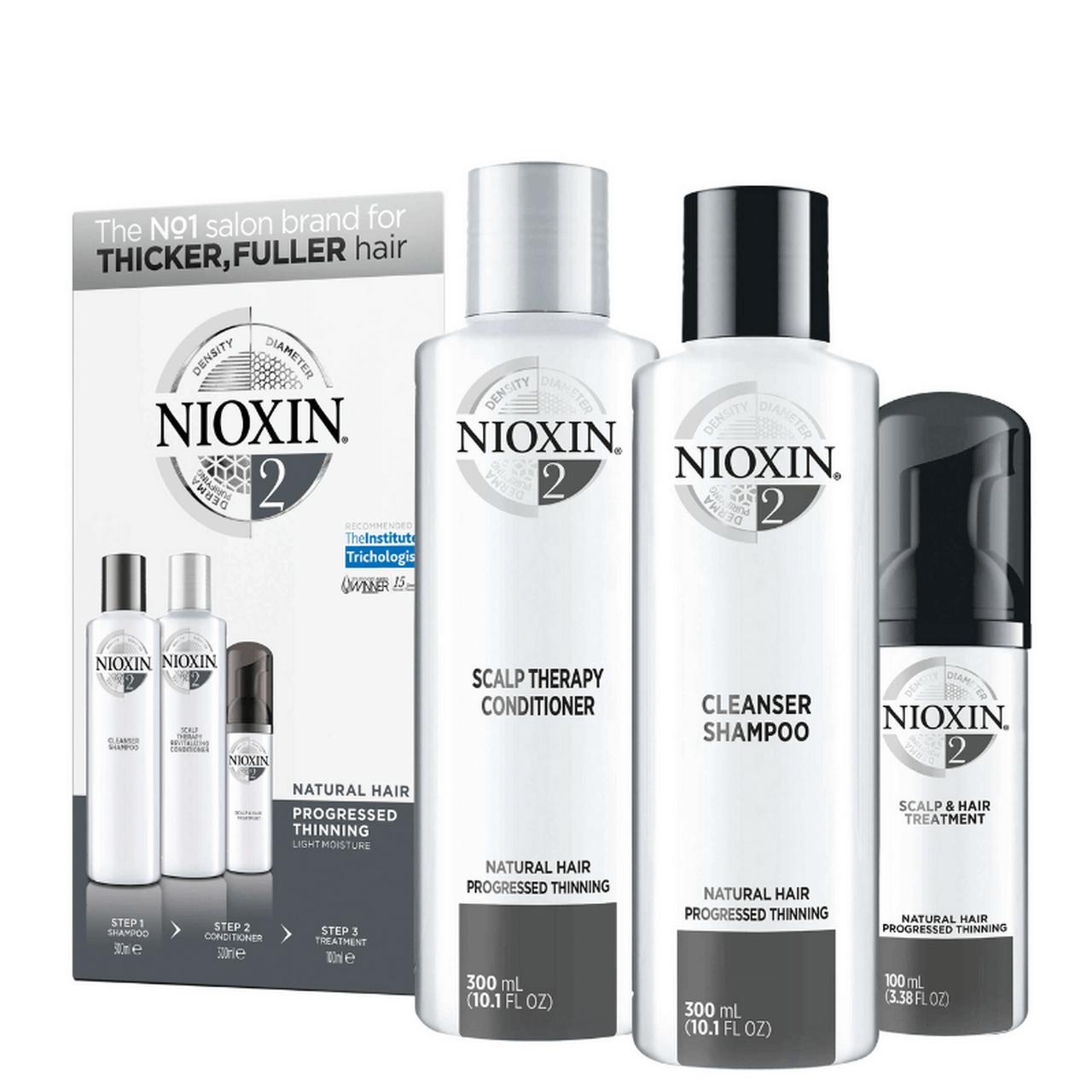 Nioxin System Kit 2 for Fine, Thinning Hair - Thicker, Fuller Hair