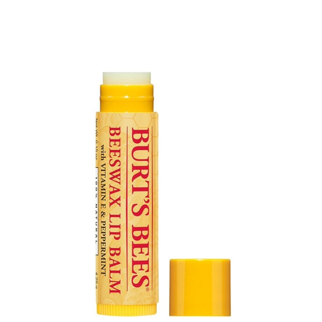 Burts Bees Beeswax Lip Balm with Vitamin E & Peppermint 4.25g - Natural