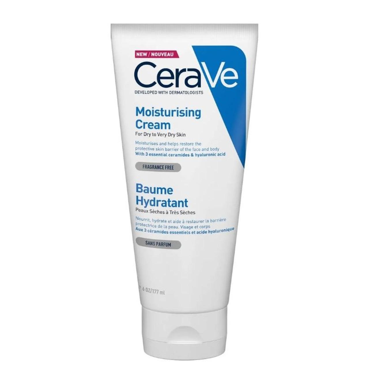 CeraVe Moisturising Cream 177ml for Dry to Very Dry Skin - Fragrance Free