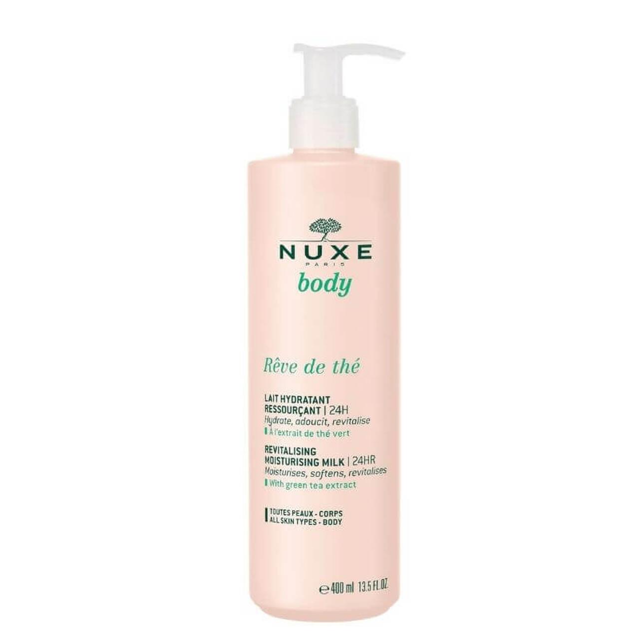 NUXE Reve De The Moisturising Milk 400ml - Hydrate, Softens, Revitalises with Green Tea Extract