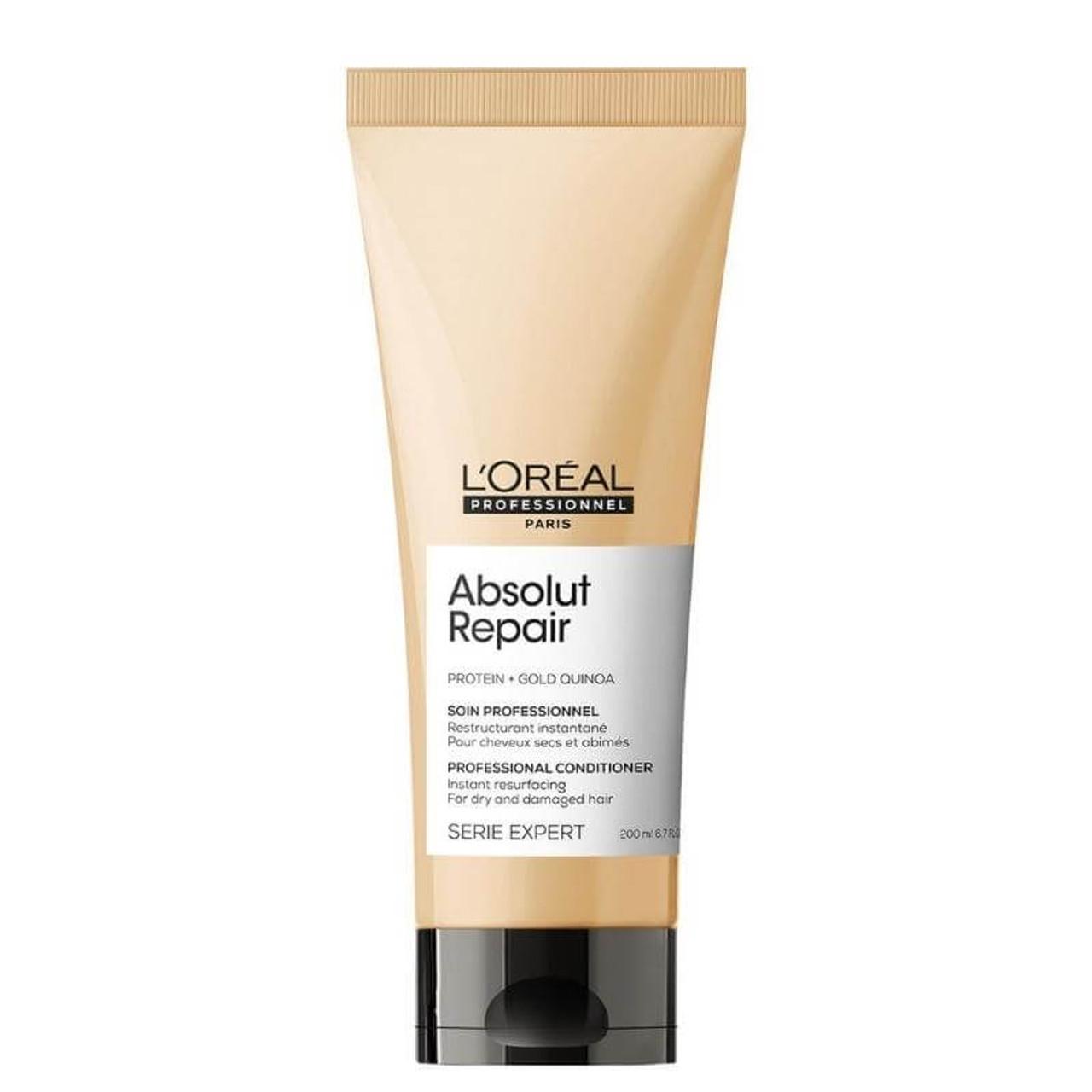 L'Oréal Professionnel Absolut Repair Conditioner for dry and damaged hair, Instant resurfacing, 200ml