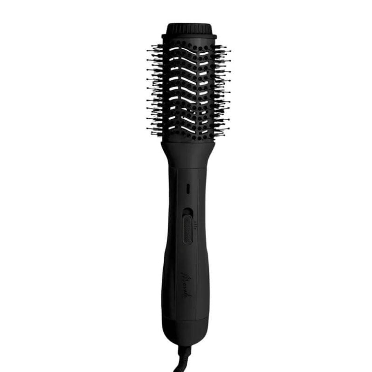 Mermade Hair Blow Dry Brush - Black, Oval Shape, Bristles