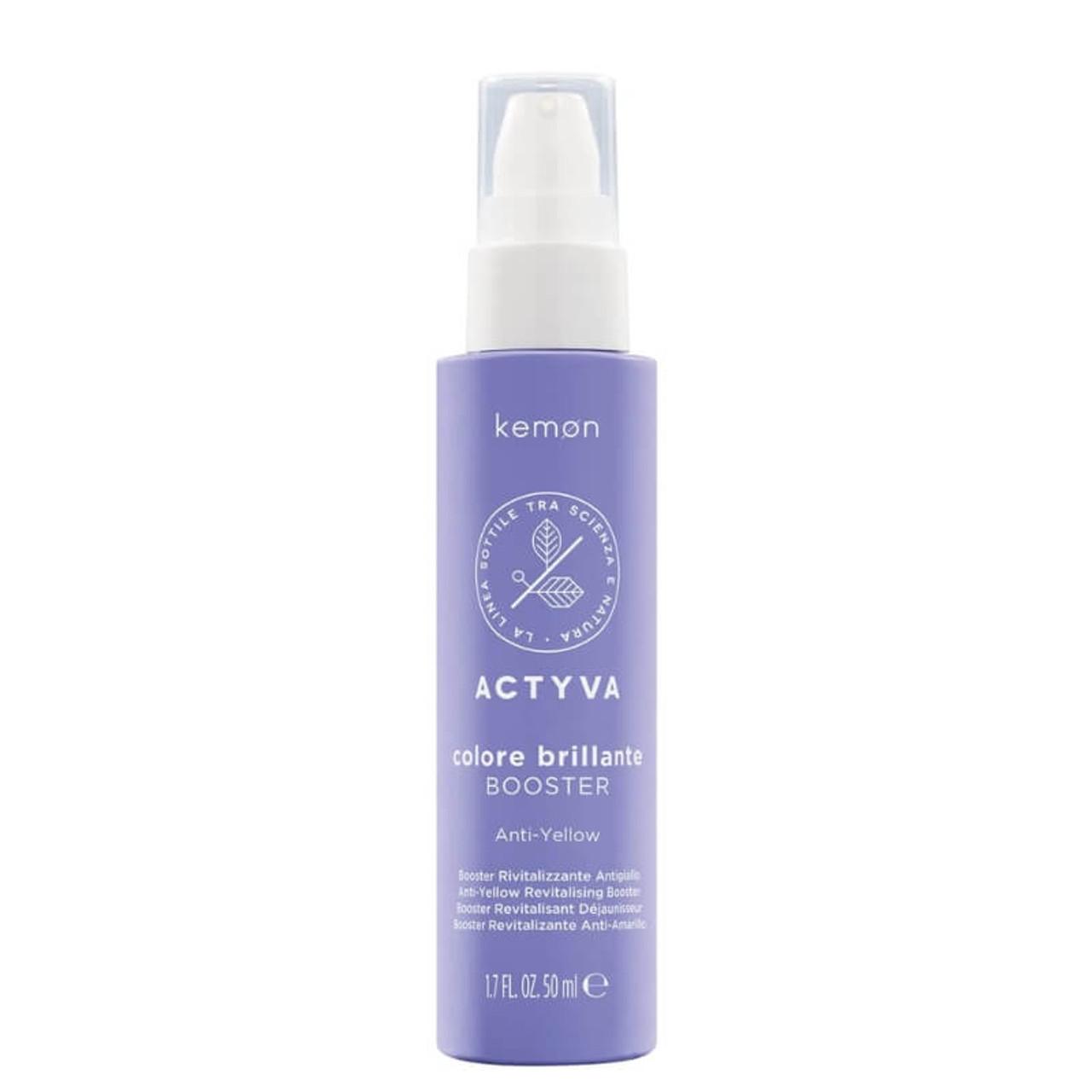 Actyva Colore Brilliante Anti-Yellow Booster for Blonde & Grey Hair - 50ml