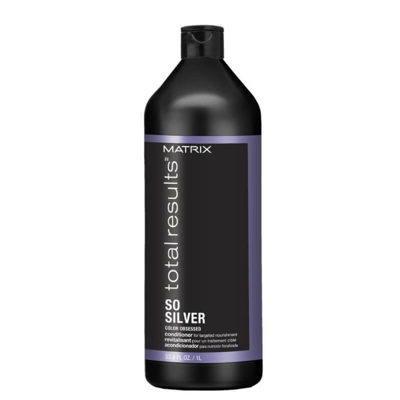 Matrix Total Results So Silver Conditioner for Blonde Hair - 1 Litre - Color Obsessed