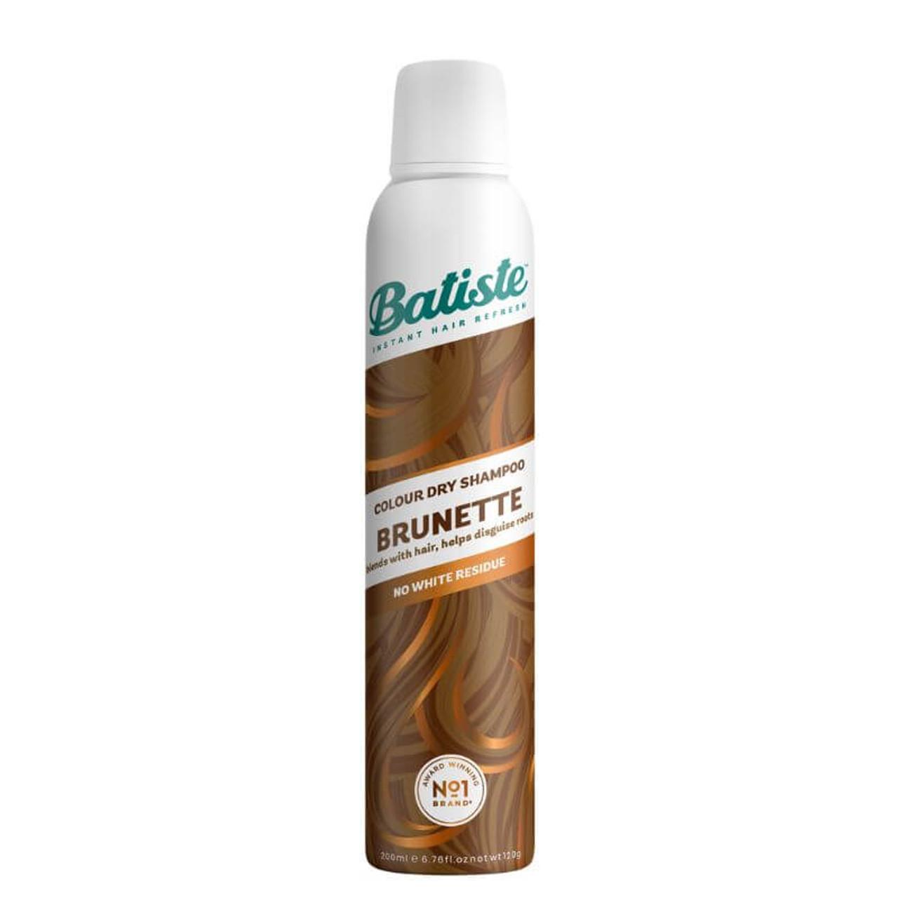 Batiste Dry Shampoo Brunette 200ml No White Residue Award Winning No.1 Brand