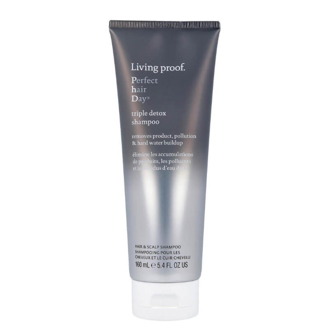 Living Proof Perfect Hair Day Triple Detox Shampoo removes product, pollution & hard water buildup 160 ml