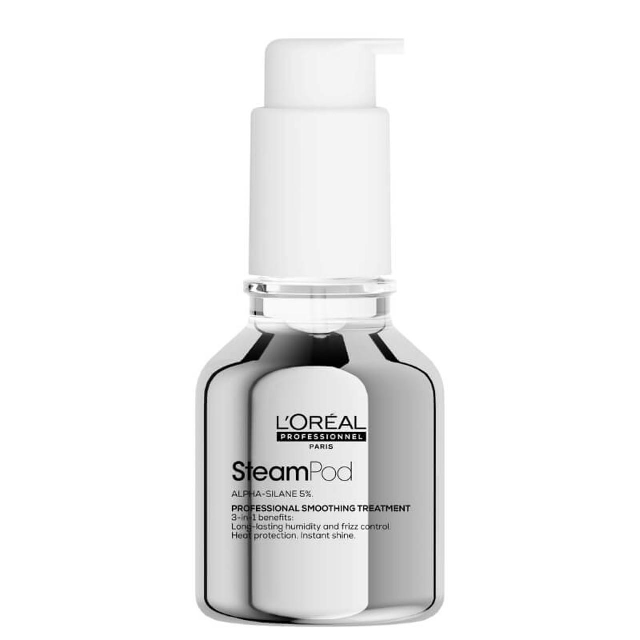 L'Oréal Professionnel SteamPod Smoothing Treatment 50ml - Heat Protection, Instant Shine