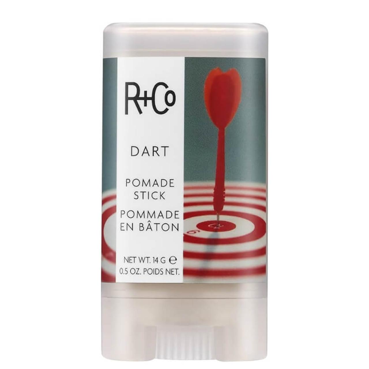 R+Co Dart Pomade Stick 14g for All Hair Types - Easy Application