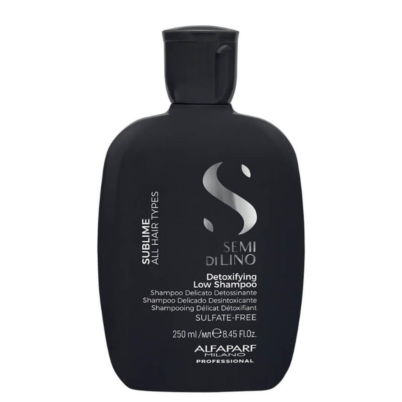 Alfaparf Semi Di Lino Sublime Detoxifying Shampoo for All Hair Types 250ml Sulfate-Free