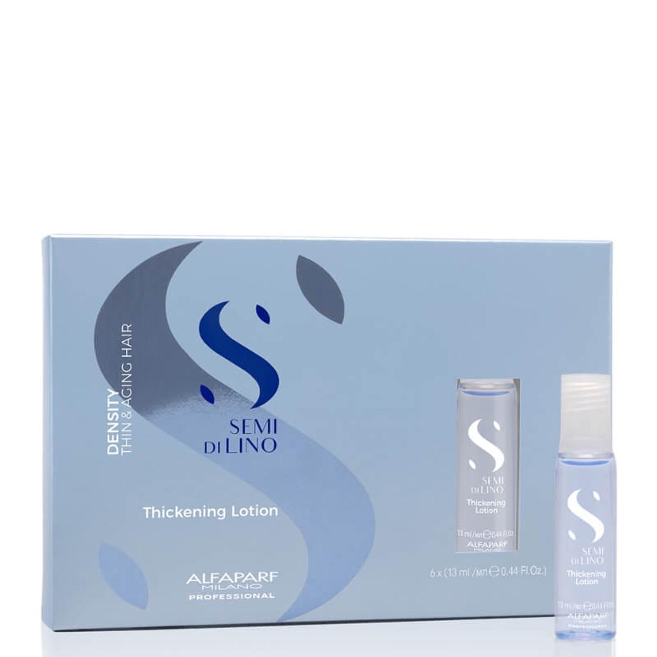 Alfaparf Semi Di Lino Density Thickening Hair Lotion for Thin & Aging Hair - 6 x 13ml