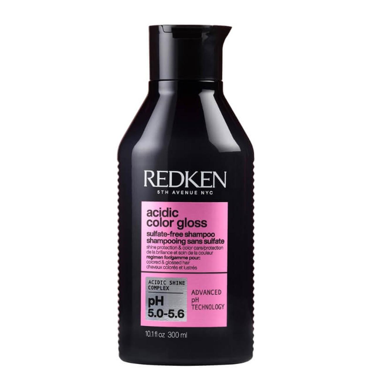 Redken Acidic Color Gloss Shampoo Sulfate-Free 300ml - Shine Protection - pH 5.0-5.6