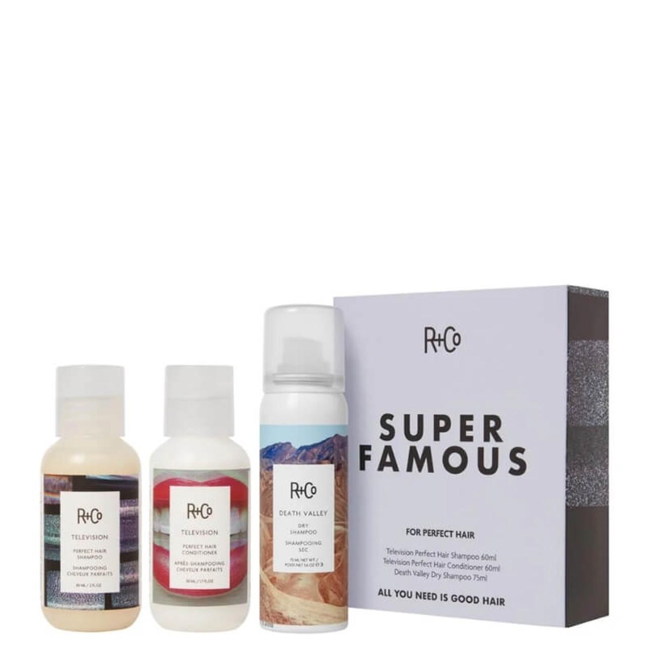 R+Co Television Perfect Hair Kit Shampoo Conditioner Dry Shampoo Super Famous