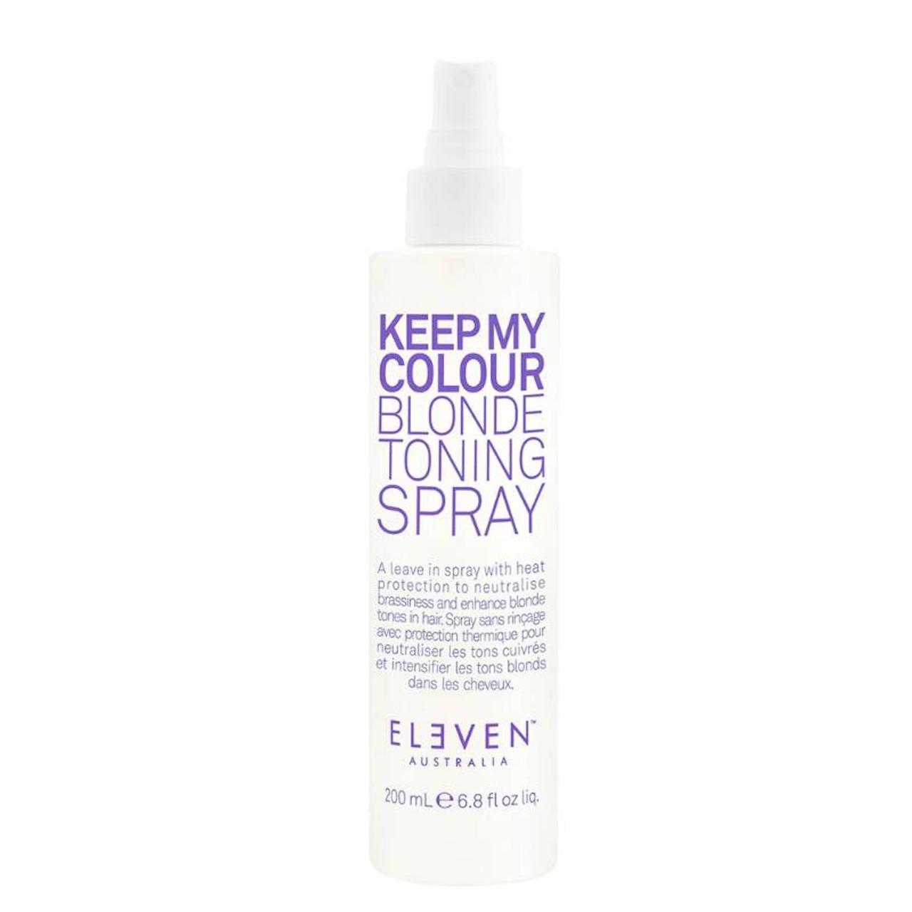 Eleven Keep My Colour Blonde Hair Toning Spray 200ml - Neutralizes Brassiness, Enhances Blonde Tones