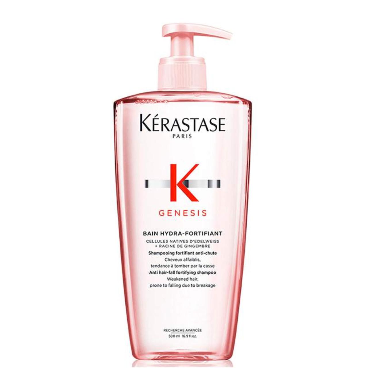 Kerastase Genesis Hydra-Fortifant Bain Shampoo for Weakened Hair with Ginger Root & Edelweiss Native Cells - 500ml