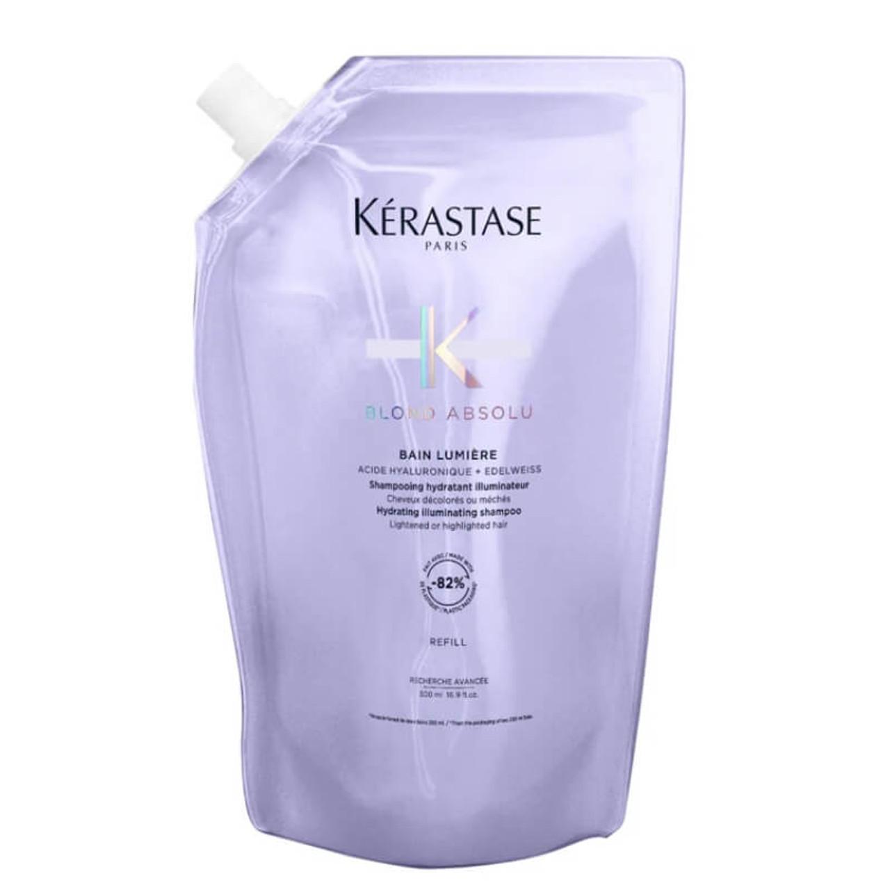 Kerastase Blond Absolu Bain Lumiere Shampoo 500ml Refill for Lightened or Highlighted Hair