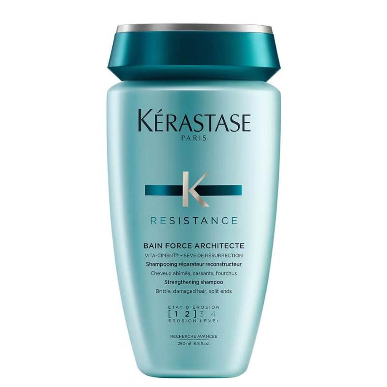 Kérastase Resistance Shampoo for Brittle, Damaged Hair - 250ml - Strengthening