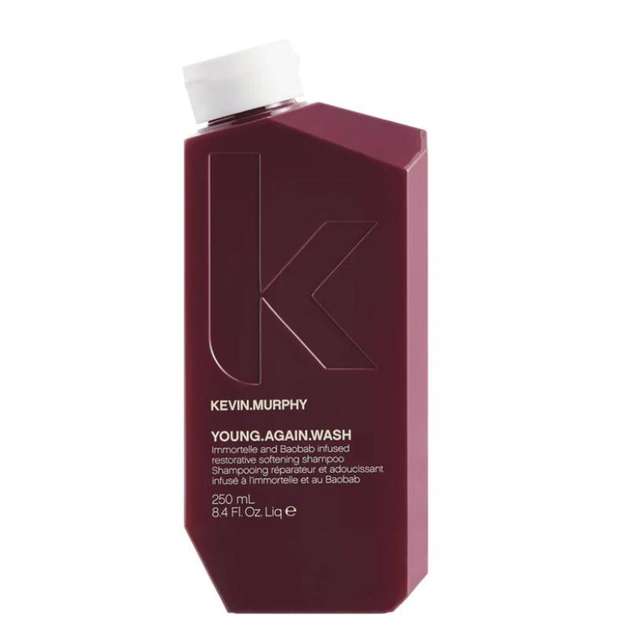 Kevin Murphy Young Again Wash Shampoo 250ml Immortelle and Baobab infused restorative softening