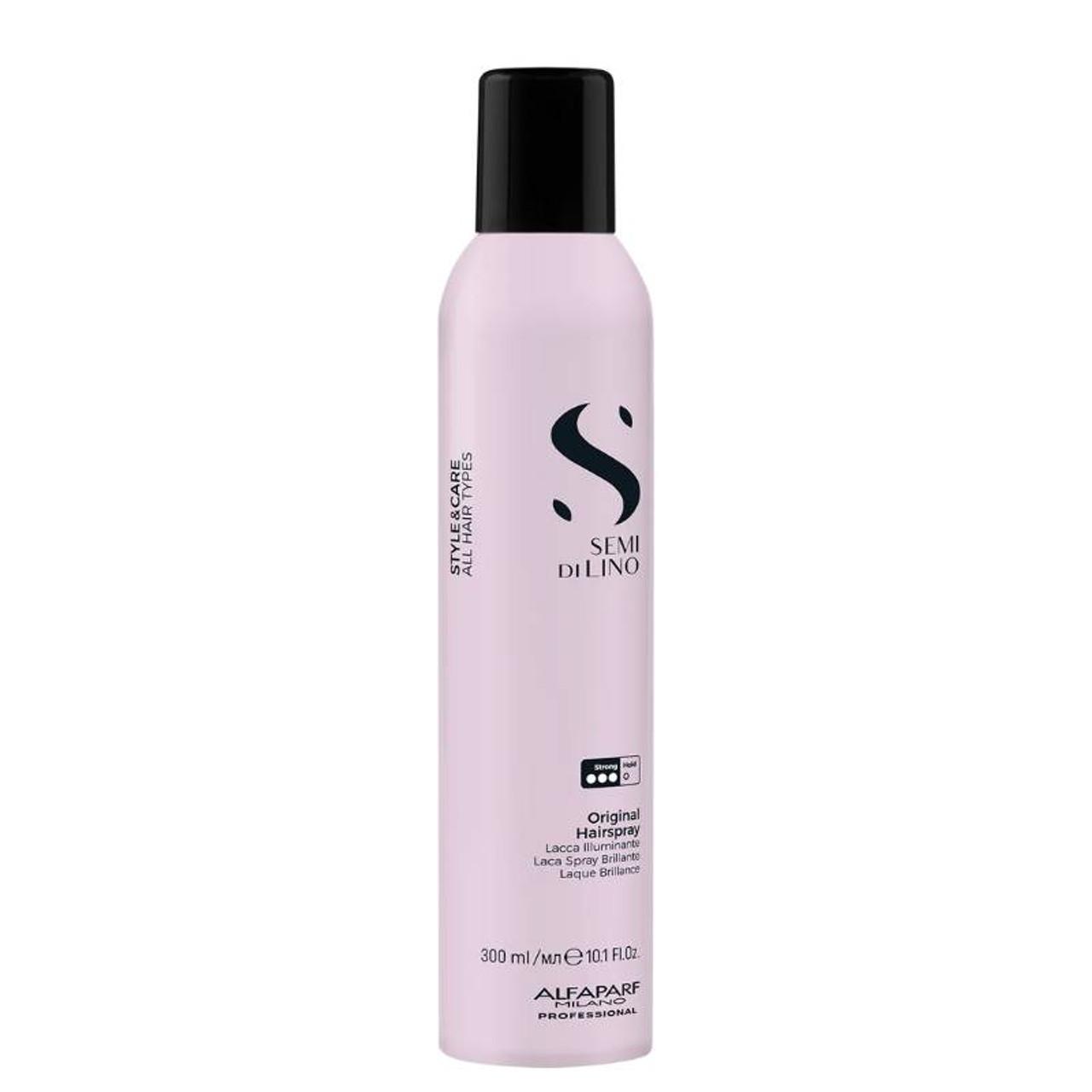 Alfaparf Semi Di Lino Original Hairspray 300ml - Strong Hold, Shine, All Hair Types