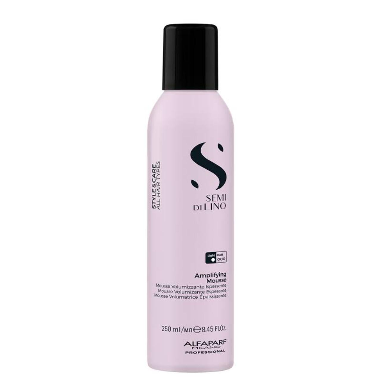 Alfaparf Semi Di Lino Amplifying Mousse 250ml - Adds Volume & Shine - Light Hold