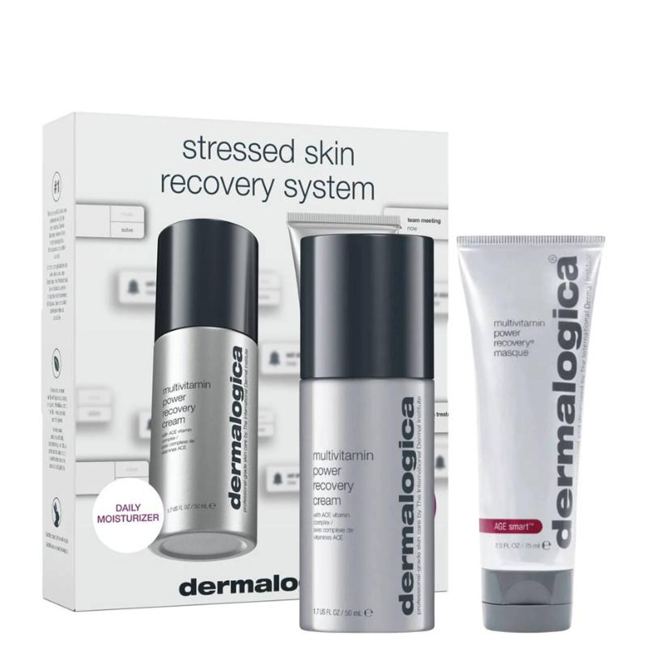 Dermalogica Stressed Skin Recovery System for Stressed Skin with Multivitamins - Hydrates, De-stresses, Fights Environmental Stressors, Boosts Skin Resilience - Skin Care