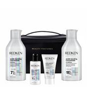 Redken Acidic Bonding Concentrate Bundle With FREE BeautyFeatures Vanity Bag &amp; Minis