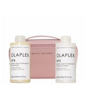 Olaplex Shampoo &amp; Conditioner With FREE BeautyFeatures Vanity Bag - Pink