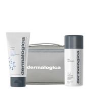 Dermalogica Active Moist 100ml &amp; Daily Microfoliant 74g Duo With FREE Travel Bag