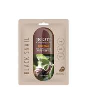 Jigott Korean Black Snail Face Mask 27ml image