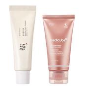 Beauty of Joseon Relief Sun Rice + Probiotics SPF50+ PA ++++ 50ml &amp; Medicube Collagen Night Wrapping Mask 75ml Duo image