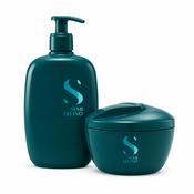 Alfaparf Semi Di Lino Reconstruction Shampoo 500ml &amp; 200ml Conditioner Duo