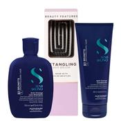 Alfaparf Brunette Shampoo &amp; Conditioner Duo with FREE Detangling Hairbrush
