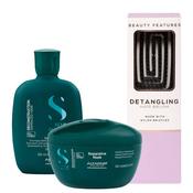 Alfaparf Reconstruction Shampoo &amp; Mask Duo with FREE Detangling Hairbrush
