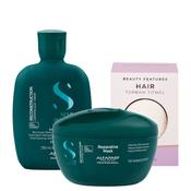 Alfaparf Reconstruction Shampoo &amp; Mask Duo with FREE Micro Fibre Hair Towel