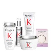 Kerastase Premiere Pre-Shampoo, Shampoo, Conditioner &amp; Mask Bundle With FREE Hair Towel image