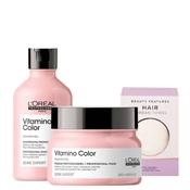 L'Oréal Professionnel Vitamino Color Shampoo &amp; Mask With FREE Microfibre Hair Towel