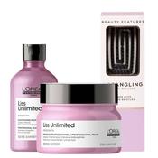 L'Oréal Professionnel Liss Unlimited Shampoo &amp; Mask With FREE Detangling Hairbrush