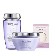 Kérastase Blond Absolu Bain Lumiere &amp; Mask Duo With FREE Hair Towel