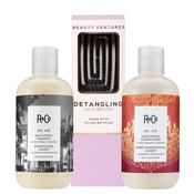 R+Co Bel Air Shampoo &amp; Conditioner Duo With FREE Detangling Hairbrush