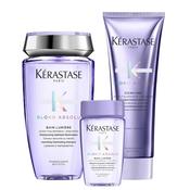 Kerastase Blond Absolu Bain Lumiere Shampoo And Cicaflash Conditioner + FREE 80ml Mini Shampoo image